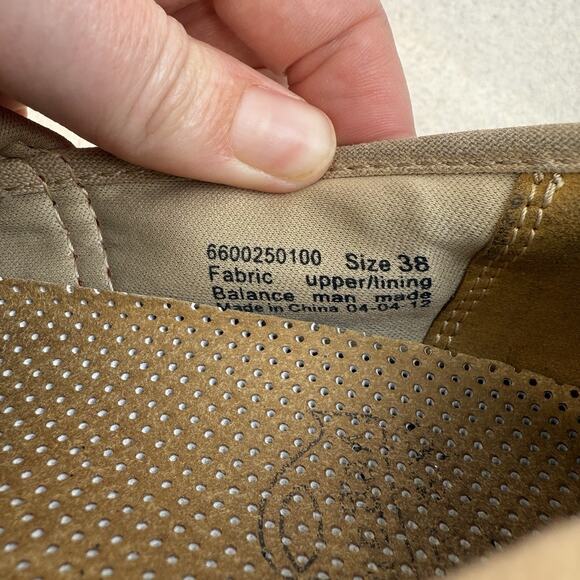 Dansko Red Fan Pattern Vegan Comfort Clogs Women’s Slip On Canvas Shoes Size 38 - Picture 7 of 13